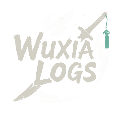 Wuxia Logs – Logo featuring martial calligraphy